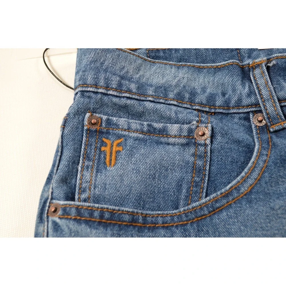 Frye Slim Bootcut 5-Pocket 100% Cotton Denim Jeans Mens 34x30 Medium Wash Nwt's